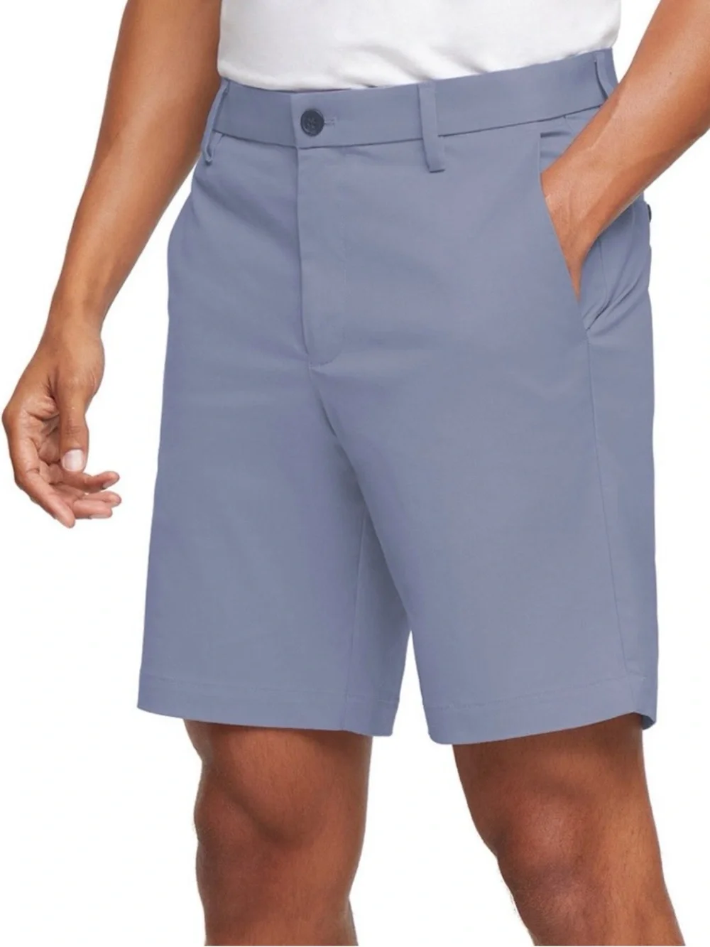 Banana Republic Men's Flat Front Shorts in Blue Size 30 - Picture 5 of 7